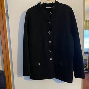 Isaac Mizrahi Black Knit Top